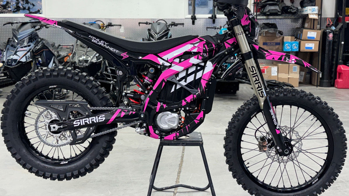 Customized Surron Build Chris Burandt's Custom Surron Ultra Bee Build – Sirris Store